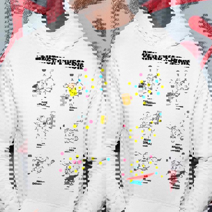 化学は素晴らしいです。面白いカワイイ化学分子 パーカー 面白い贈り物