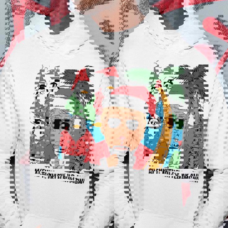 北極を再び暖かく 面白い トランプ ホットココアトロピック 長袖tシャツ パーカー 面白い贈り物