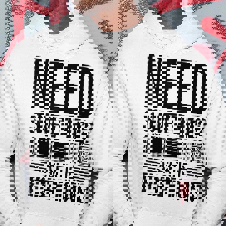 受付係の受付秘書に聞いて欲しいもの パーカー 面白い贈り物