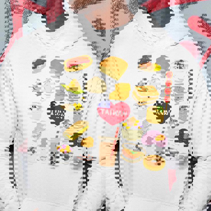 台湾の味 グルメ 国旗 ローカルフード 長袖tシャツ パーカー 面白い贈り物