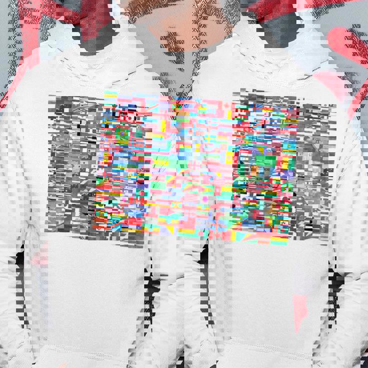 国際世界旗 国旗 世界地図 地球儀 パーカー 面白い贈り物