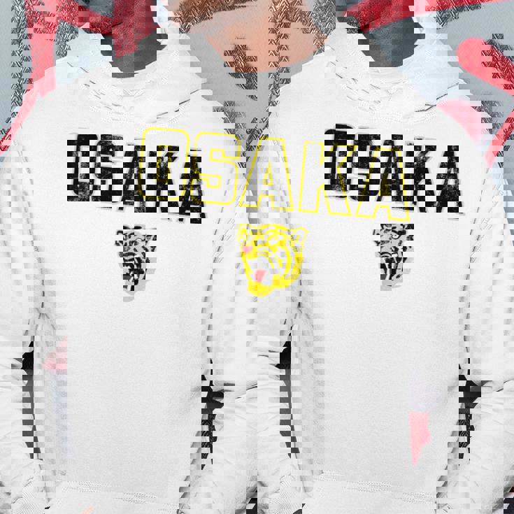 大阪タイガース ヴィンテージ 日本野球 ブラック パーカー 面白い贈り物