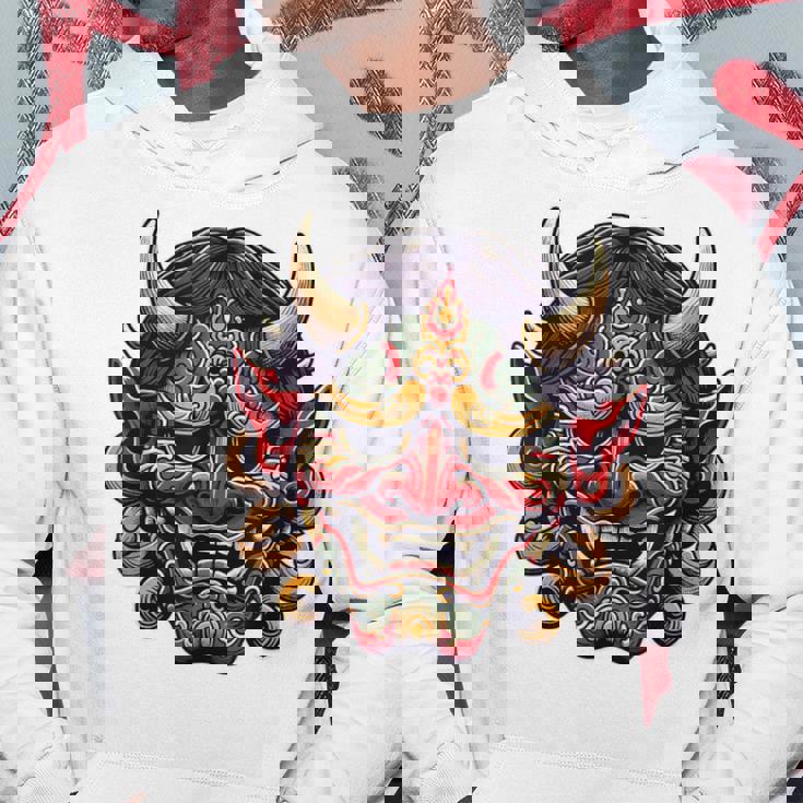 妖怪はにゃおにマスク 日本の悪魔 鬼鬼 鬼 鬼 おにマスク パーカー 面白い贈り物