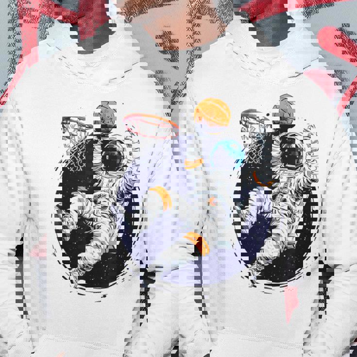 宇宙飛行士 バスケットボール 宇宙 ボール 惑星 銀河 パーカー 面白い贈り物