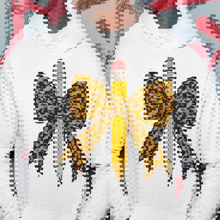 弓鉛筆 ヒョウ柄 初日 新学期 長袖tシャツ パーカー 面白い贈り物