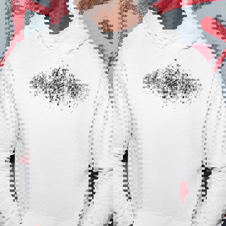 愉快なぐらついたピアノ音符 – ピアニスト&ミュージシャンのグラフィック パーカー 面白い贈り物