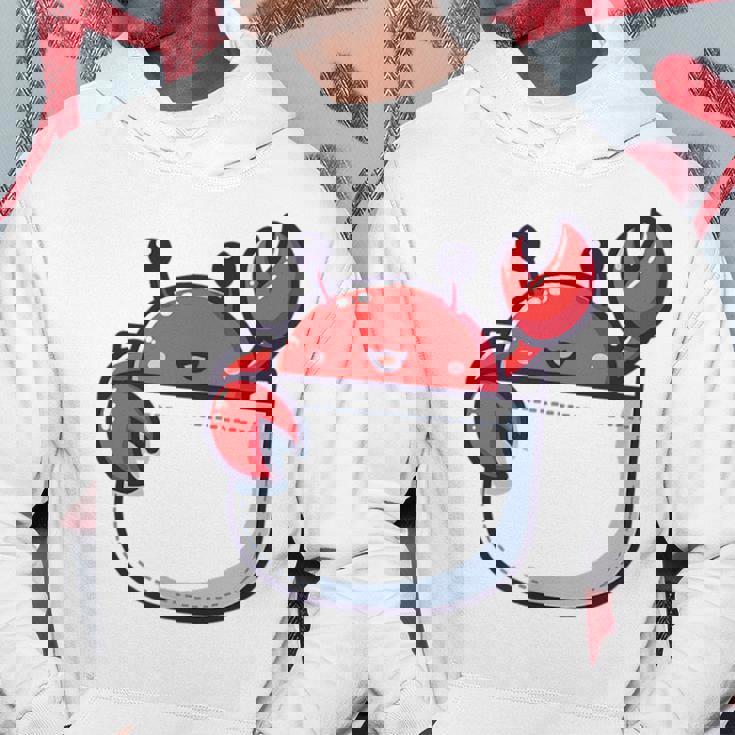 愛らしい かわいい ちび 和 ポケット カワイイ カニ パーカー 面白い贈り物