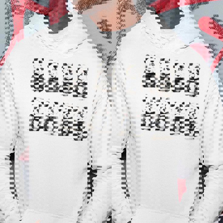 愛らしいパンダ柄かわいい動物デザイン 長袖tシャツ パーカー 面白い贈り物