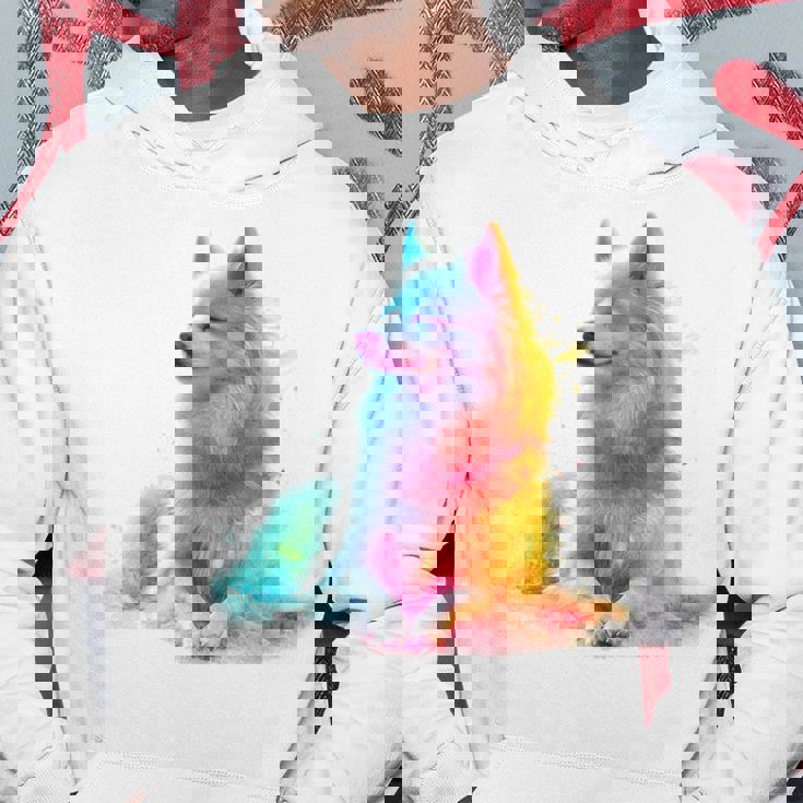 日本スピッツ 犬 モチーフ ペットアート 日本スピッツ パーカー 面白い贈り物