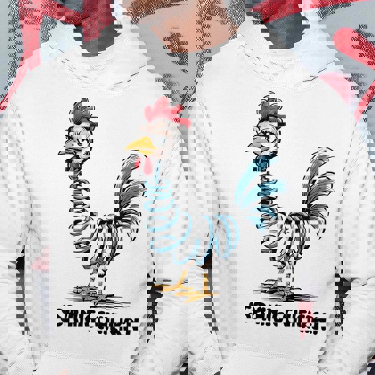 春のチキンチキンポゴスティックファニーチキン パーカー 面白い贈り物