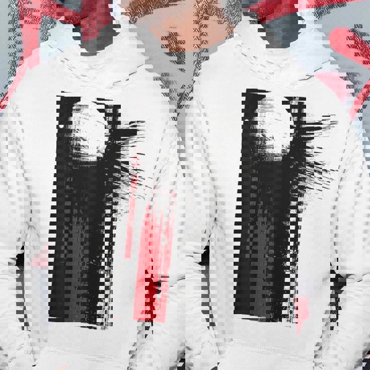 月 抽象 モチーフ 描画 アートワーク 絵画 月 パーカー 面白い贈り物