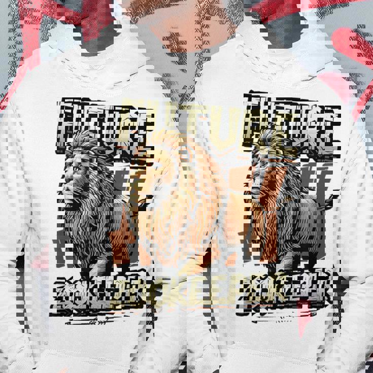 未来の飼育係ライオンの恋人 パーカー 面白い贈り物