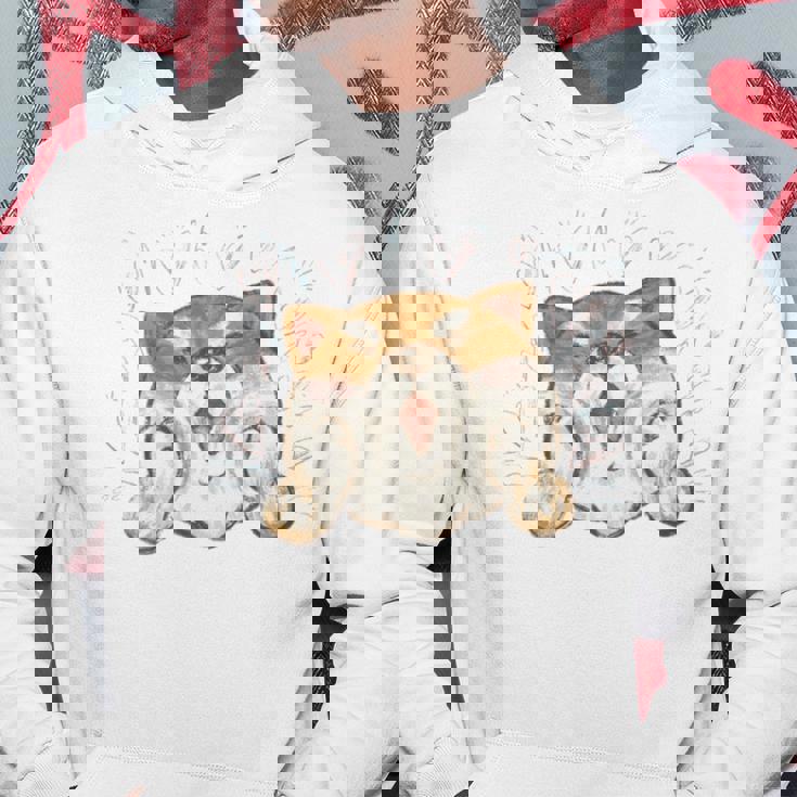 柴犬 かわいい いぬ 子犬 ペット おもしろ 動物 アート イラスト 長袖tシャツ パーカー 面白い贈り物