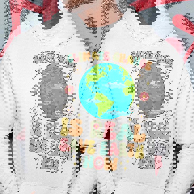 気候変動は本当の地球を救う地球の日 パーカー 面白い贈り物