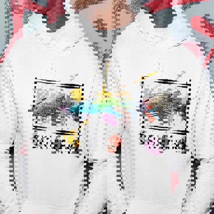 沖縄 ホエールシャークペイント スプラッター かわいい沖縄お土産 パーカー 面白い贈り物