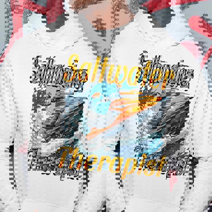 海水療法士ジェットスキー愛好家 パーカー 面白い贈り物