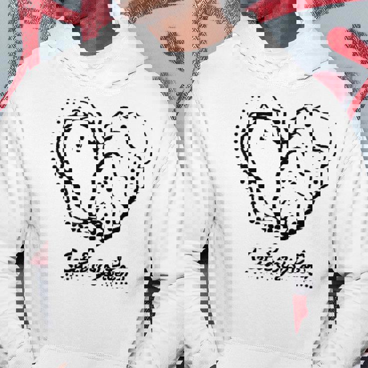 牡蠣のキャラクター「Cute Oyster」黒ver パーカー 面白い贈り物