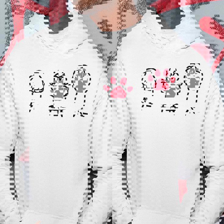 猫 ねこ 足 肉球 グー チョキ パー じゃんけんぽん おもしろ 面白い かわいい 猫飼い 猫好き パーカー 面白い贈り物