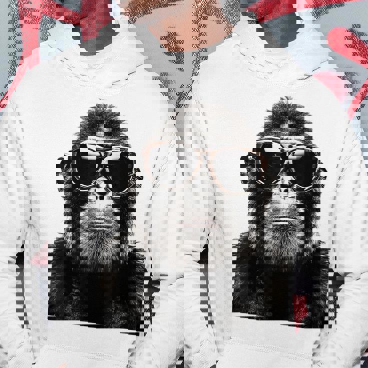 猿の恋人 アート 図面 動物 抽象 グラフィック 猿 パーカー 面白い贈り物