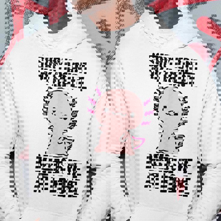 申し訳ありませんが、私のウーパールーパーは私を家に必要としています パーカー 面白い贈り物