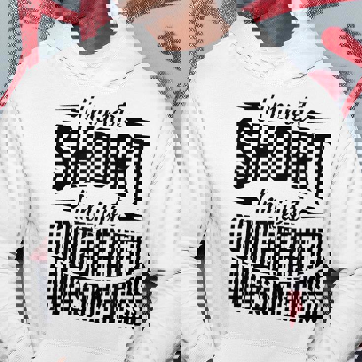 私は背が低いのではなくただ凝縮しているだけです素晴らしさ パーカー 面白い贈り物