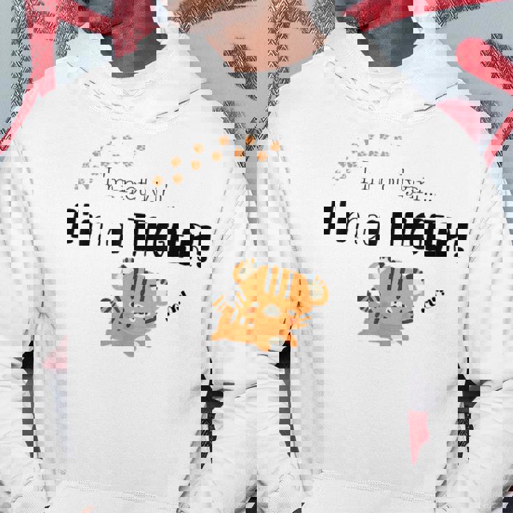 私は虎だ！ロア！ パーカー 面白い贈り物