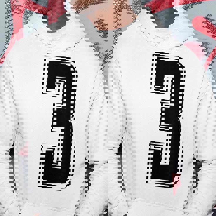 背番号 3 チーム短大スポーツ背番号付きユニフォーム パーカー 面白い贈り物