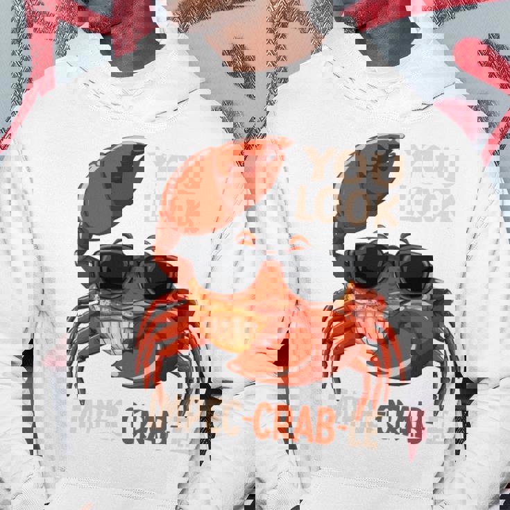 蟹 カニ 魚介類 涼しい かに 食べる 長袖tシャツ パーカー 面白い贈り物