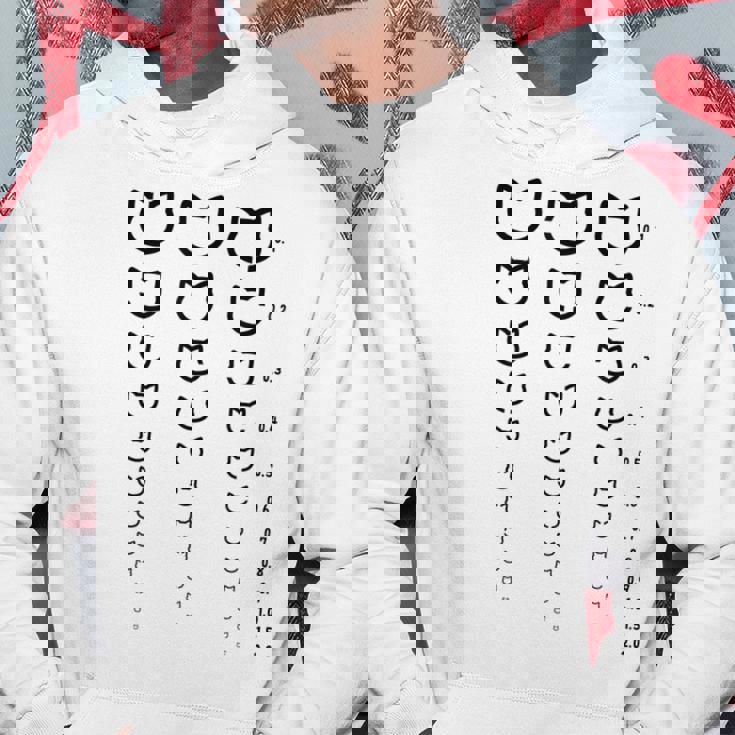 視力検査 猫 ネコの飼い主 ねこの飼い主 おもしろ 愛猫家 猫の飼い主 ネコ好き ネコ 猫好き ネコ好き パーカー 面白い贈り物