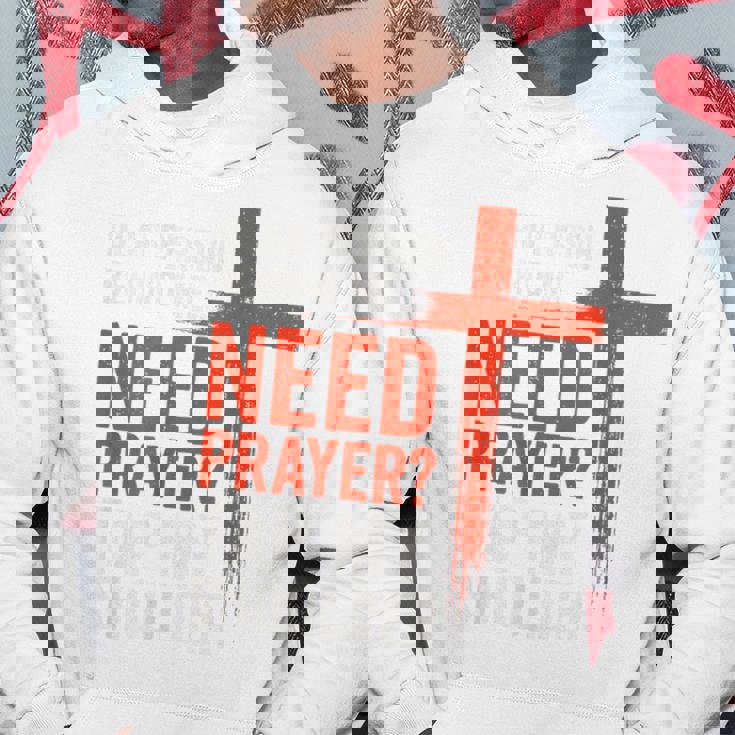 親愛なる私の後ろにいる人は祈りが必要だ、私の肩をたたいて信仰を パーカー 面白い贈り物