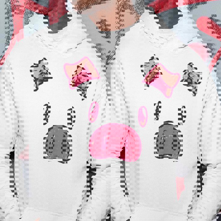 豚の顔 かわいいハロウィン 豚 動物 コスチューム メンズ レディース キッズ パーカー 面白い贈り物