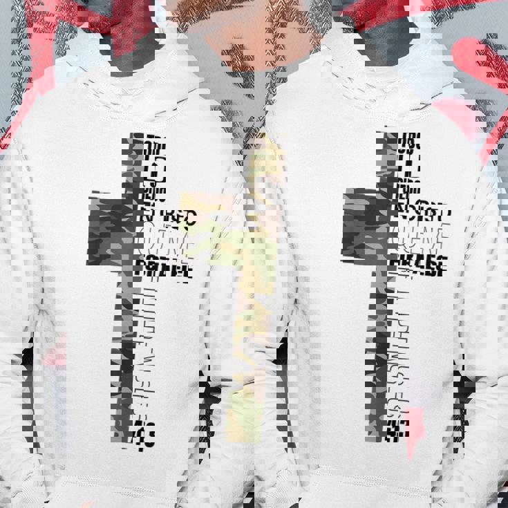 迷彩 スペイン語 聖書 一節 クリスティアーノerso パーカー 面白い贈り物