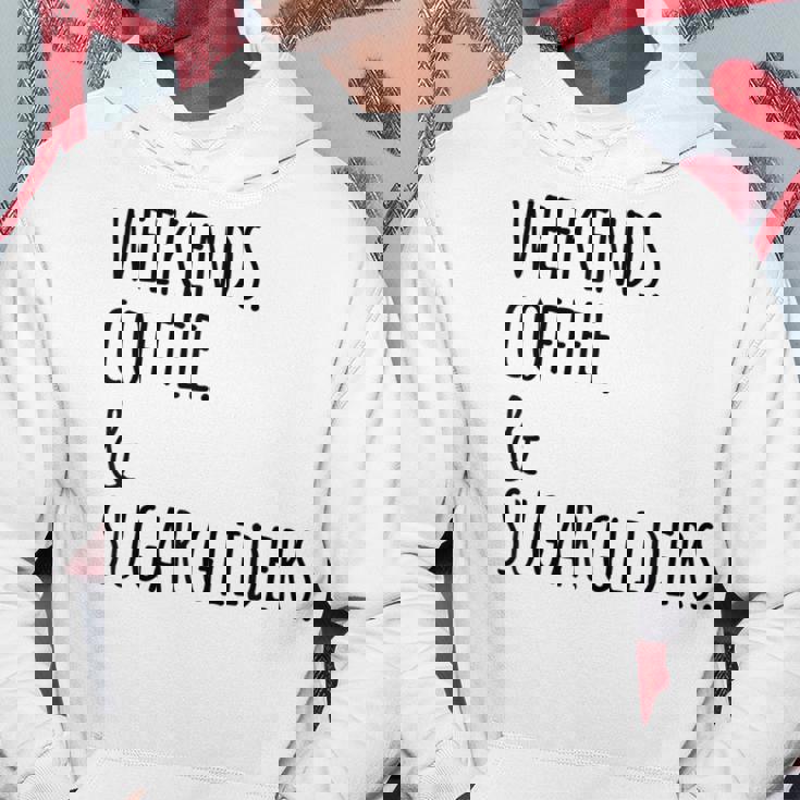 週末コーヒーフクロモモンガペット パーカー 面白い贈り物