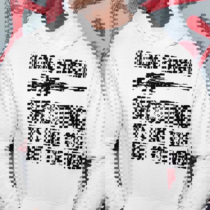 長距離射撃 It's Like Golf But For 背面 パーカー 面白い贈り物