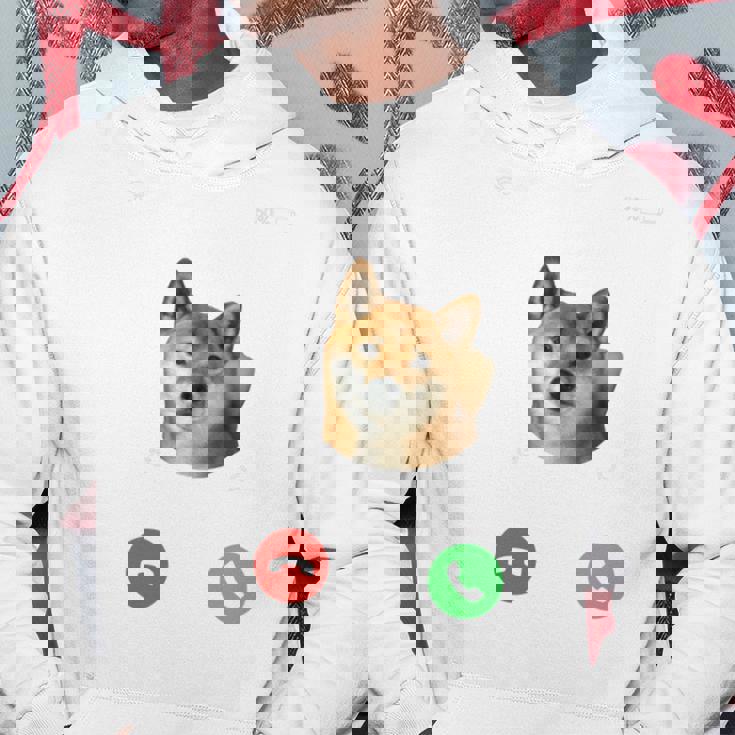 面白いtシャツ 柴犬 着信 イヌ わんこ メンズ 犬好き グッズ かわいい おもしろ 面白い 服 ネタ 長袖tシャツ パーカー 面白い贈り物