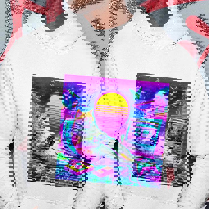 面白いtシャツ 猫 ゲーム ネコ ゲーマー メンズ 猫好き グッズ かわいい おもしろ 面白い 服 ネタ 長袖tシャツ パーカー 面白い贈り物