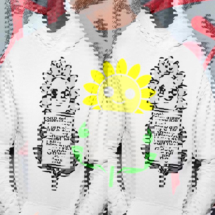 面白いひまわりおもちゃ ポジティブカード ポジティブヒマワリ パーカー 面白い贈り物