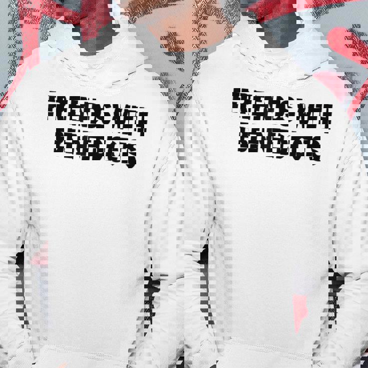 面白いエッグベネディクトの名言「ベネディクトの友達かっこいい」 パーカー 面白い贈り物