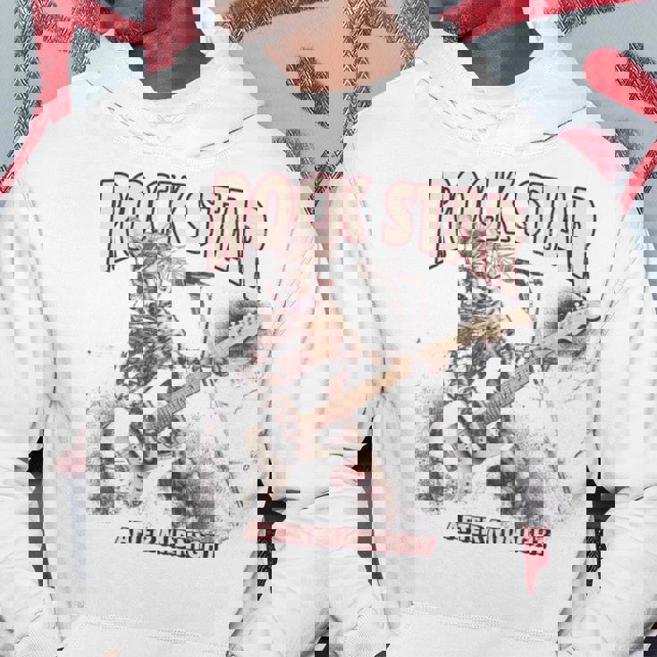 面白いギター猫 エレキギターでロックを弾く猫 長袖tシャツ パーカー 面白い贈り物