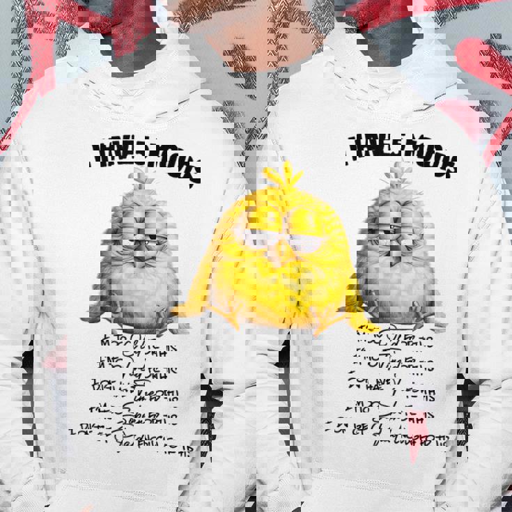 面白いチキンムード、I'm Too Old For This 鳥好きのデザイン。 パーカー 面白い贈り物