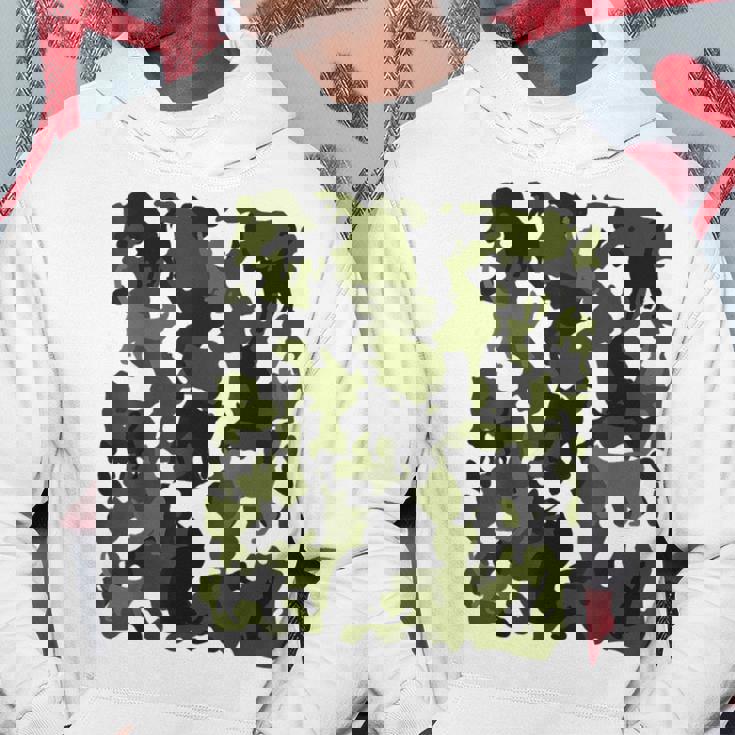 面白い猫のカモフラージュカモフラージュパターンペット猫 パーカー 面白い贈り物