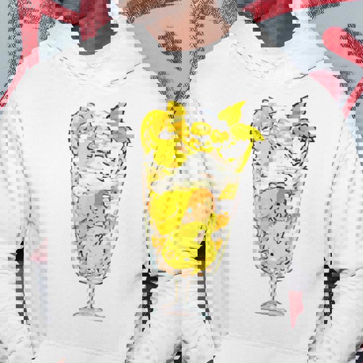 鳥パフェイエロー オカメインコ ラブバード バギー パーカー 面白い贈り物