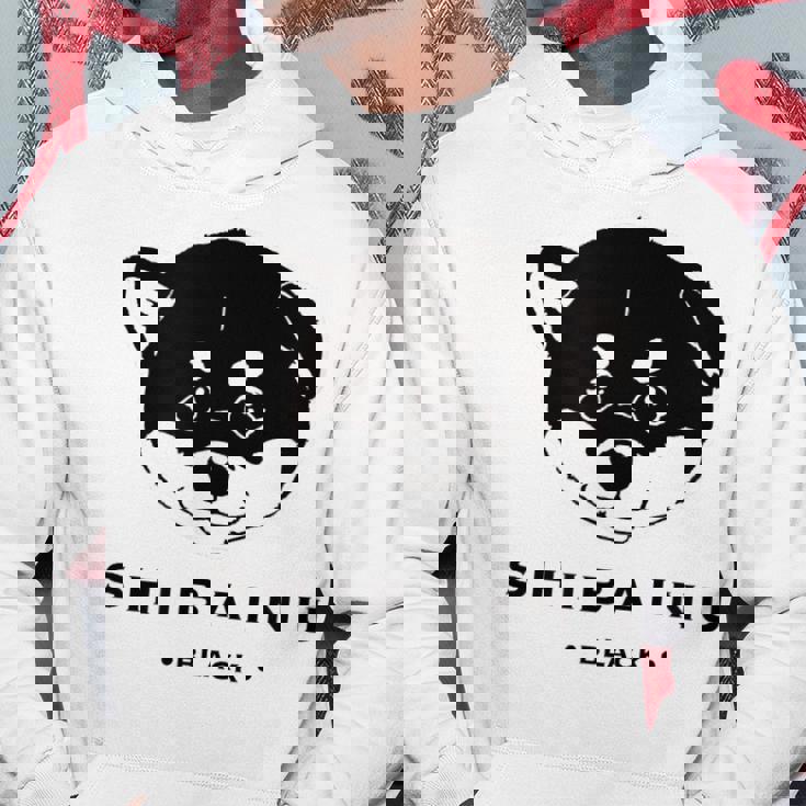 黒柴ちびちゃん かわいい柴犬 パーカー 面白い贈り物