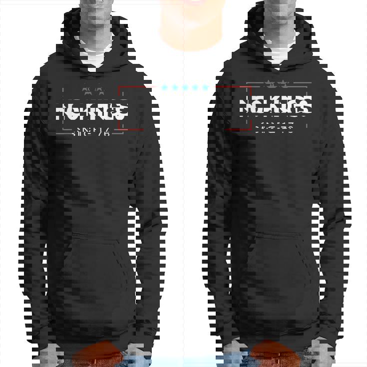 1776年以来王様はいないシンプル パーカー