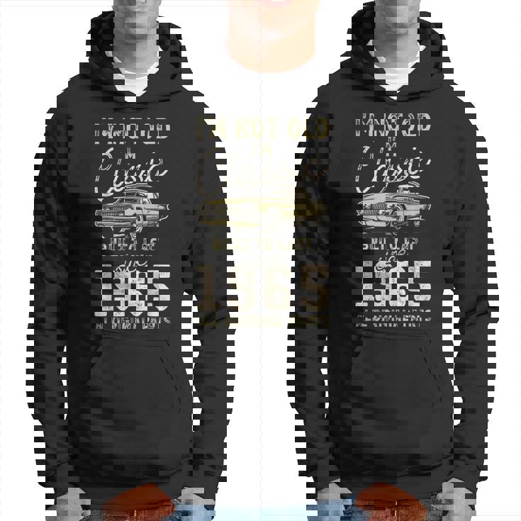 1965年生まれ、60歳の誕生日、クラシックカー パーカー