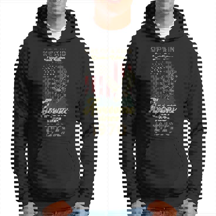 1970年、アメリカ国旗、イーグル、55歳の誕生日、愛国的 パーカー