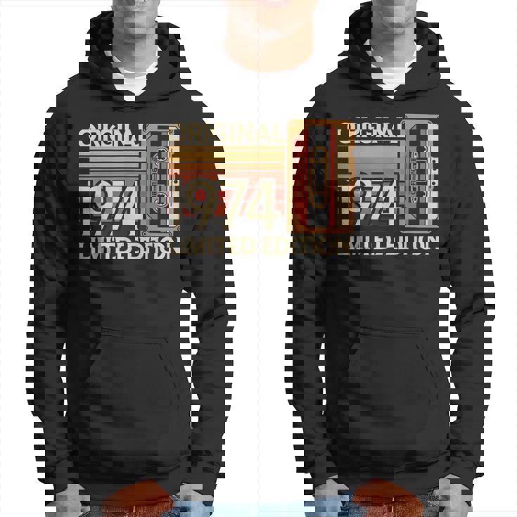 1974 誕生日 カセットテープ ヴィンテージ レトロ 1974 パーカー