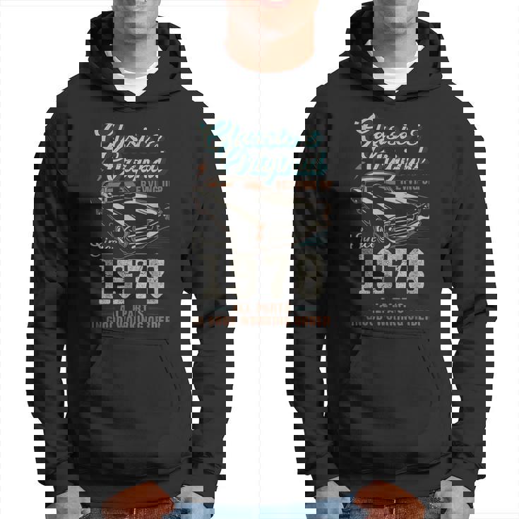 1978年生まれ ヴィンテージカー 47歳の誕生日 パーカー