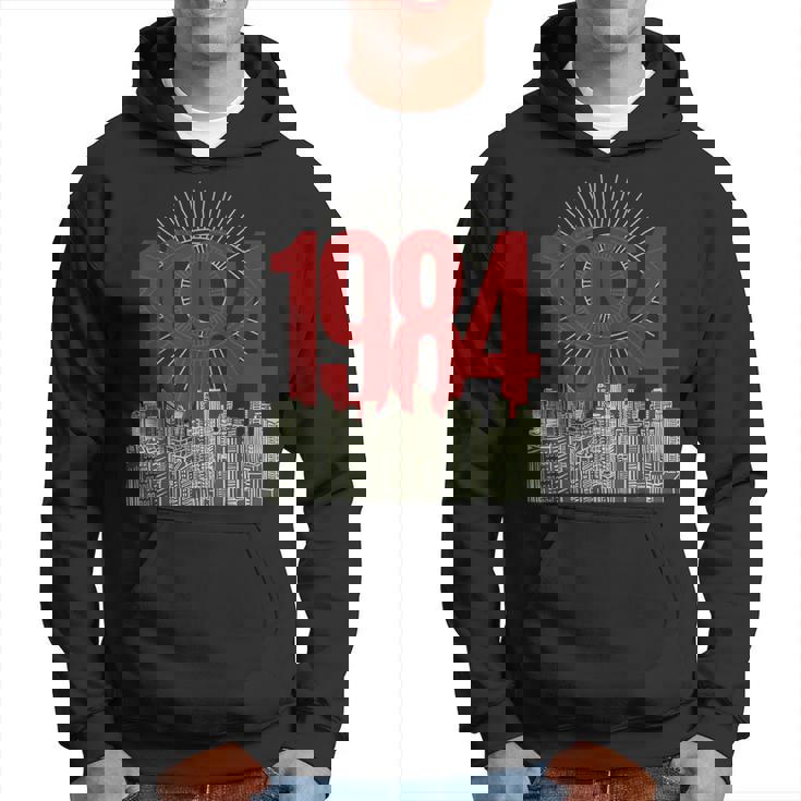 1984 文学 クラシック ブックテーマ ヴィンテージ パーカー