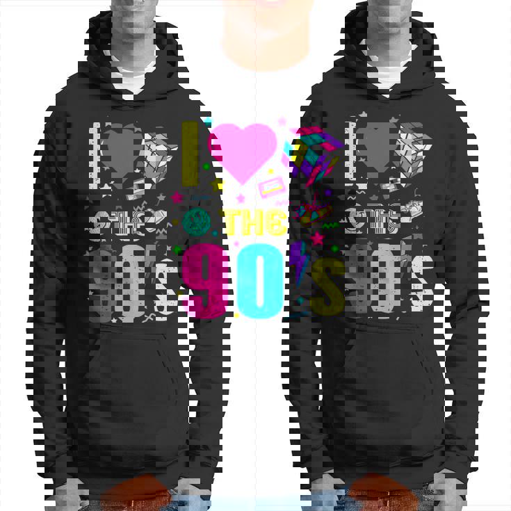 1990'S 90S Retro I Heart The Nineties Costume Party パーカー